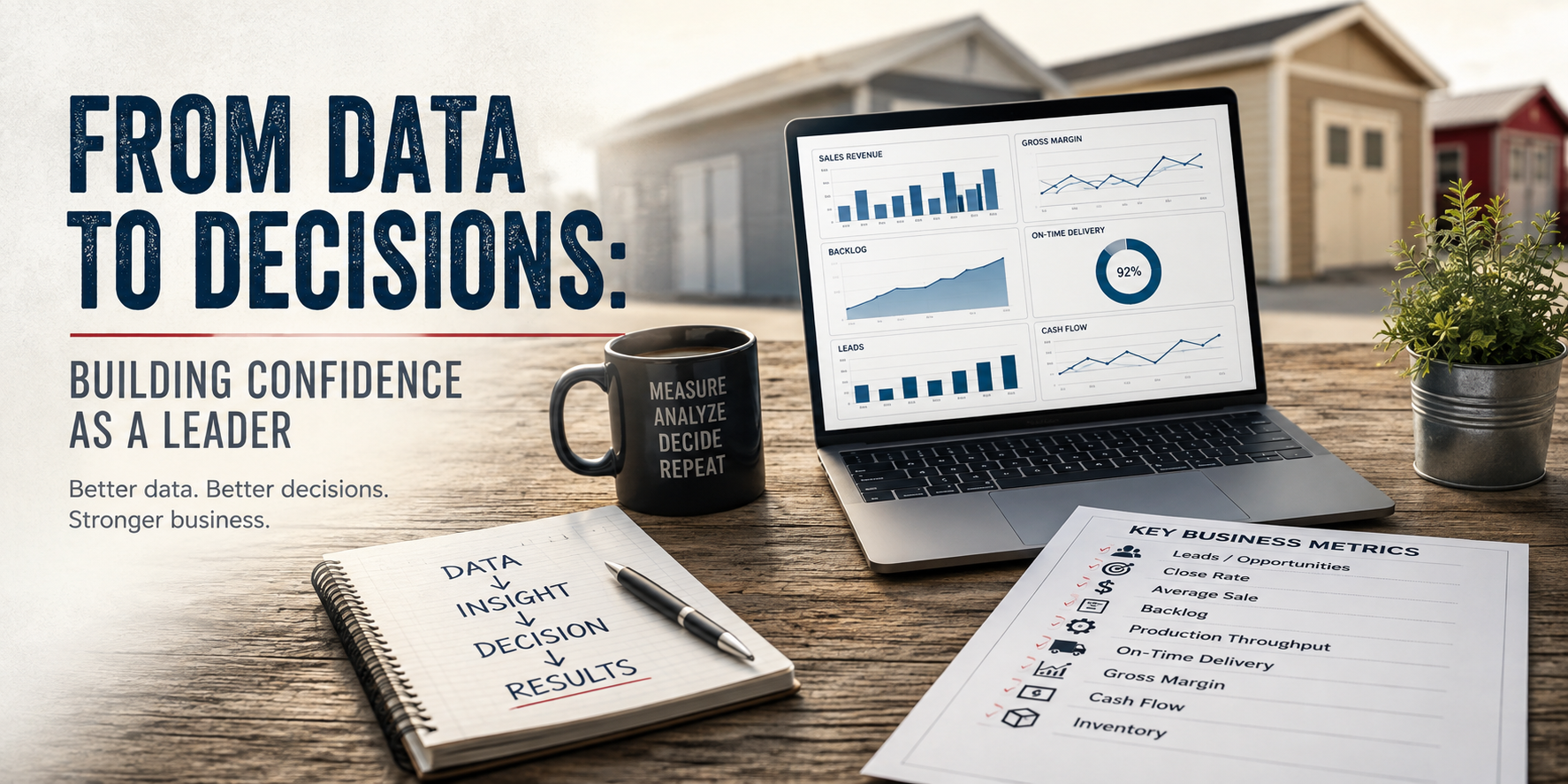 From Data to Decisions Building Confidence as a Leader by Steve Byler